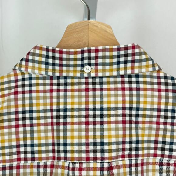 DULUTH TRADING Mens 3XL Wrinklefighter Long Sleeve Shirt Check Cotton Multicolor - Picture 5 of 9